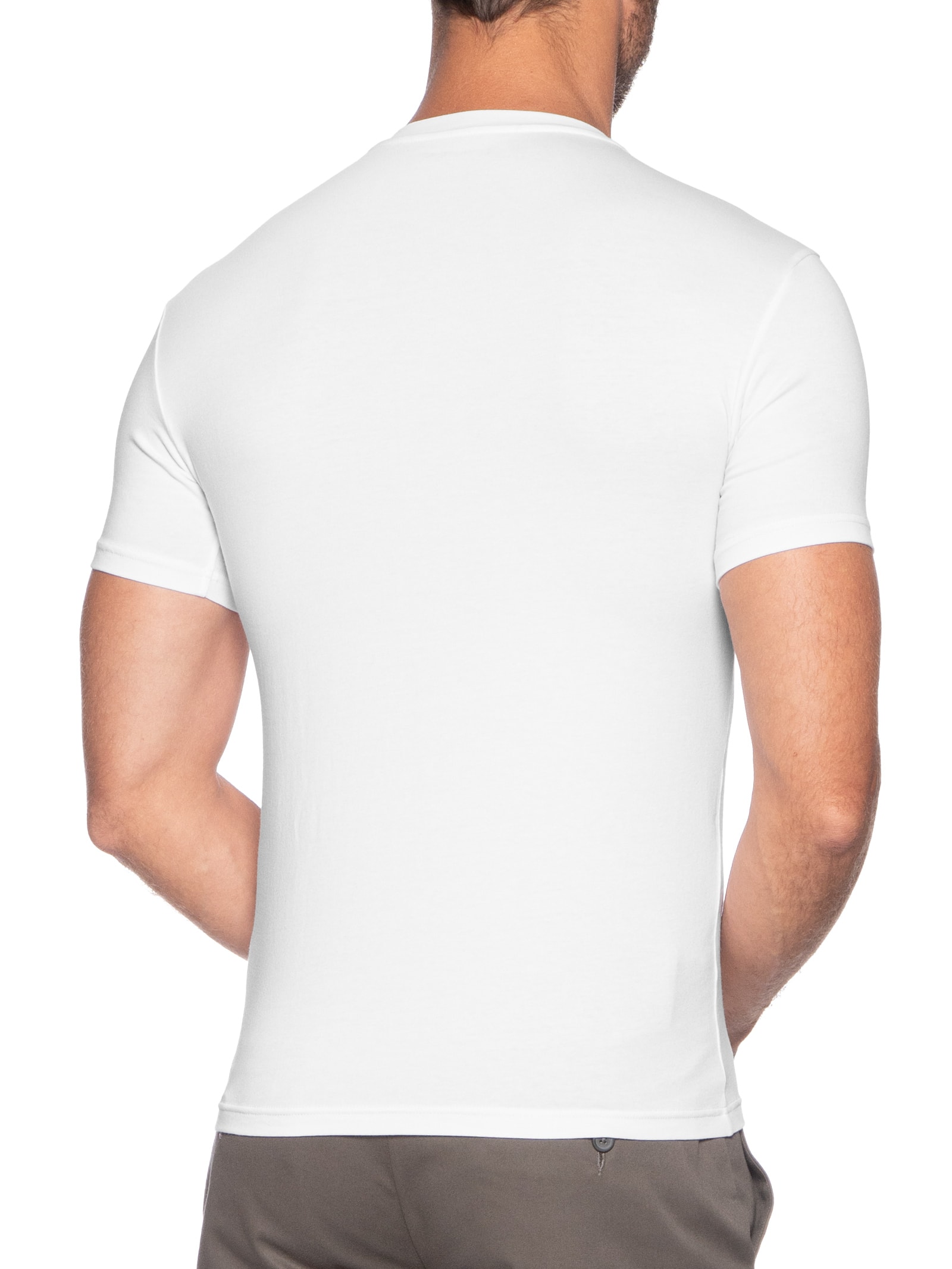 Camiseta Masculina Pijama Mc Branco Emporio Armani Bodywear