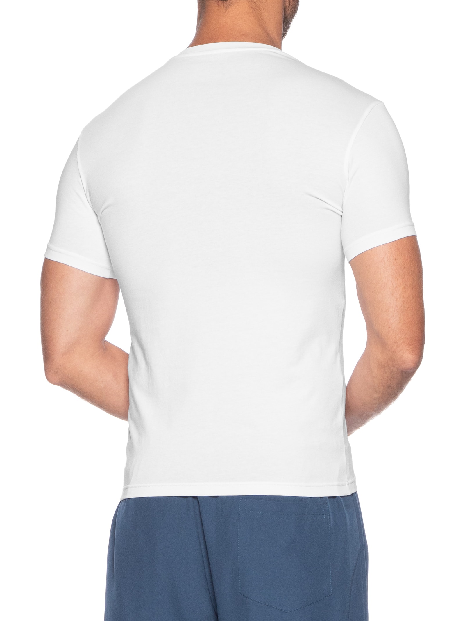 Camiseta Masculina Pijama Mc Branco Emporio Armani Bodywear