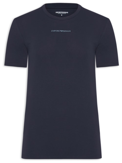 Camiseta Masculina Pijama Mc Sleeve Parte Alta – Azul