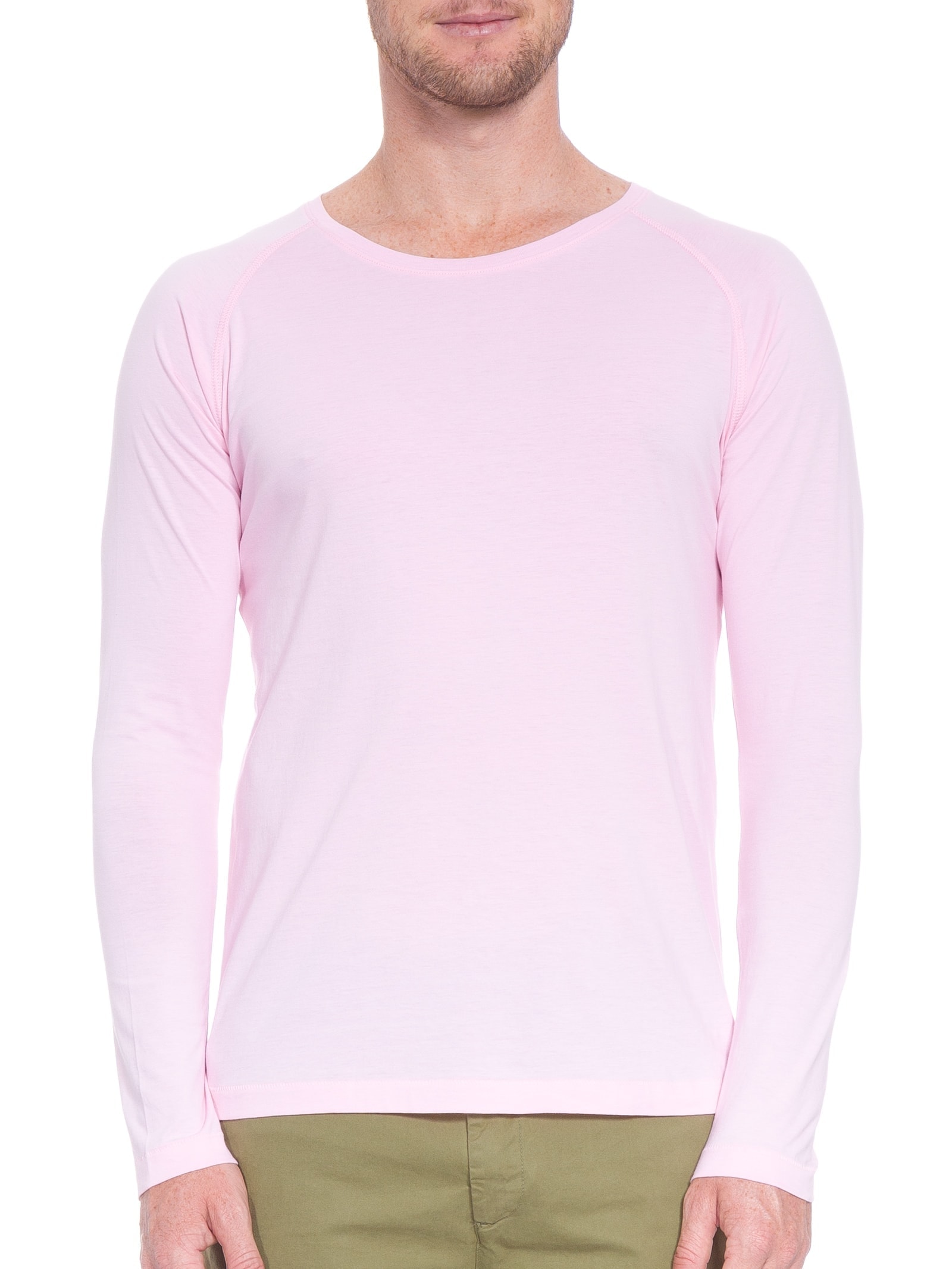 Camiseta Masculina Pima Berlim Regular Fit Rosa '2 Essential