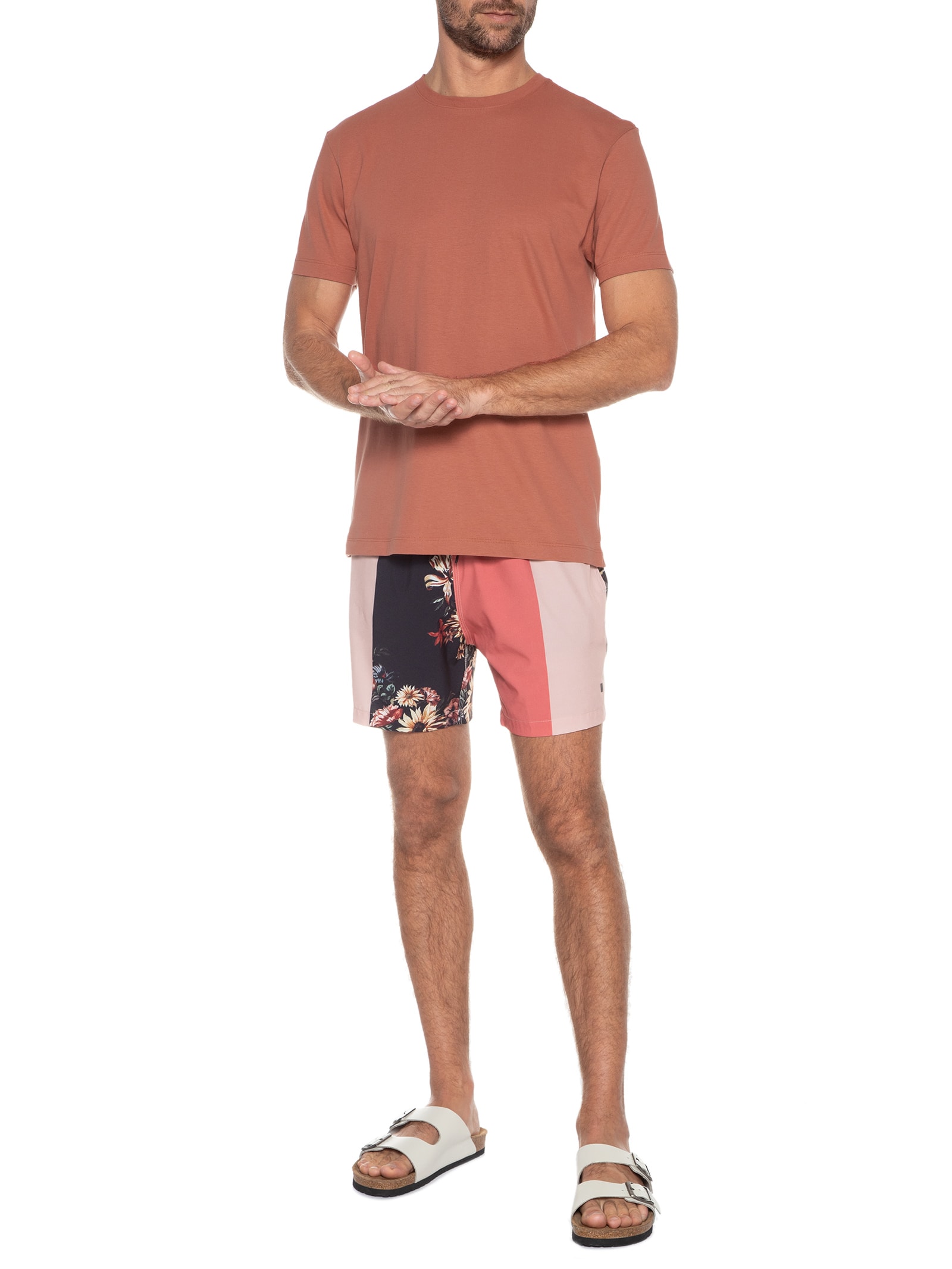 Camiseta Masculina Pima Coleção Marrom Foxton