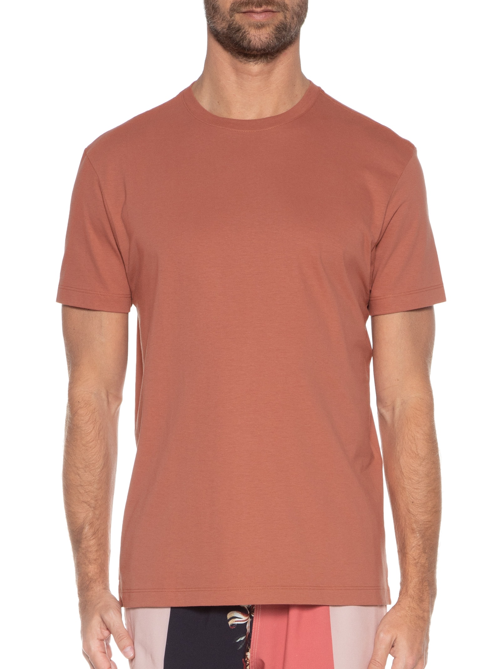 Camiseta Masculina Pima Coleção Marrom Foxton