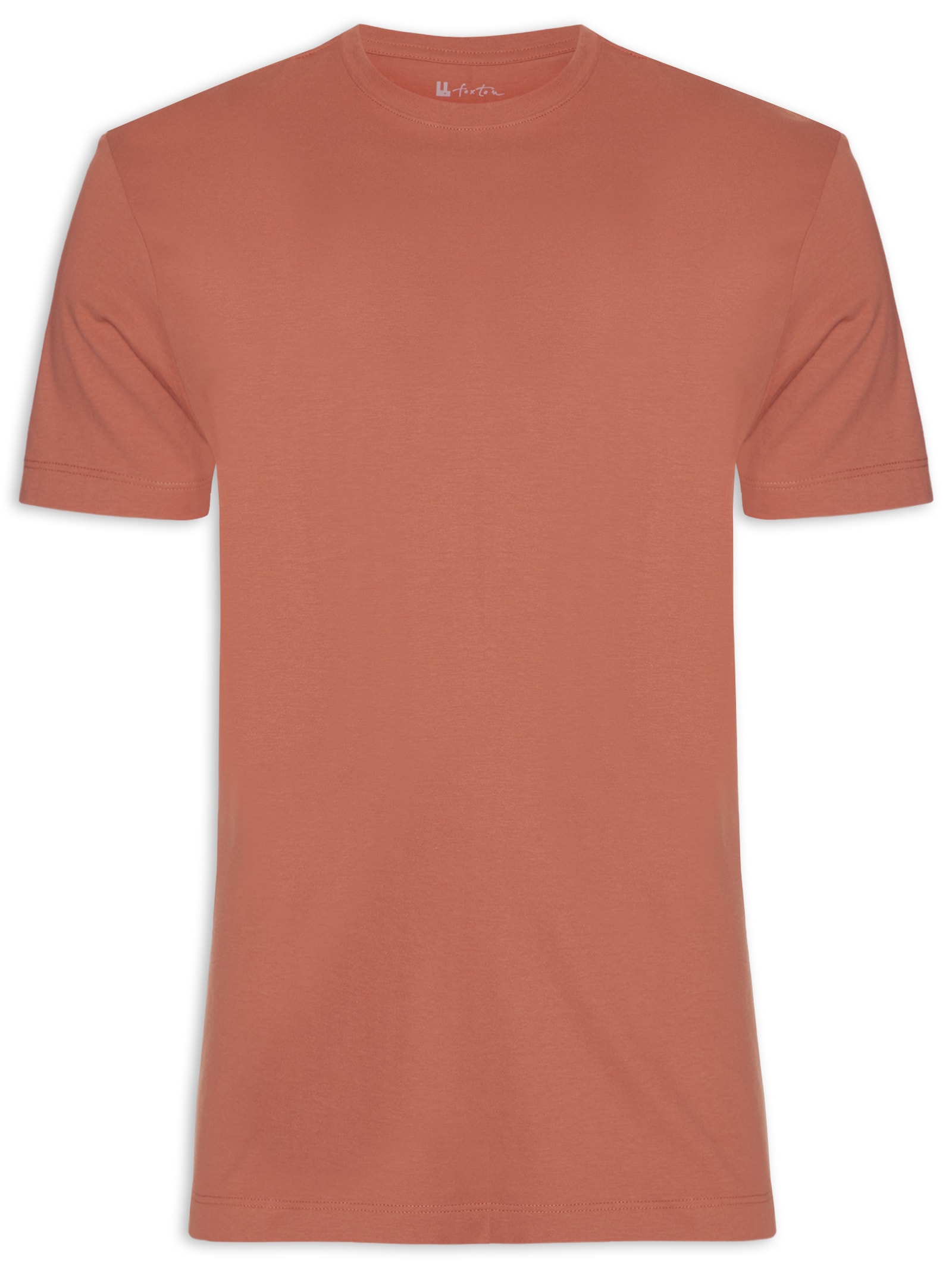 Camiseta Masculina Pima Coleção Marrom Foxton