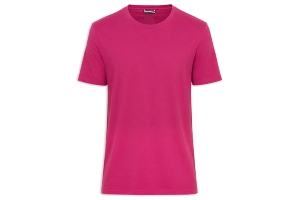 Camiseta Masculina Pima Cores Co - Rosa