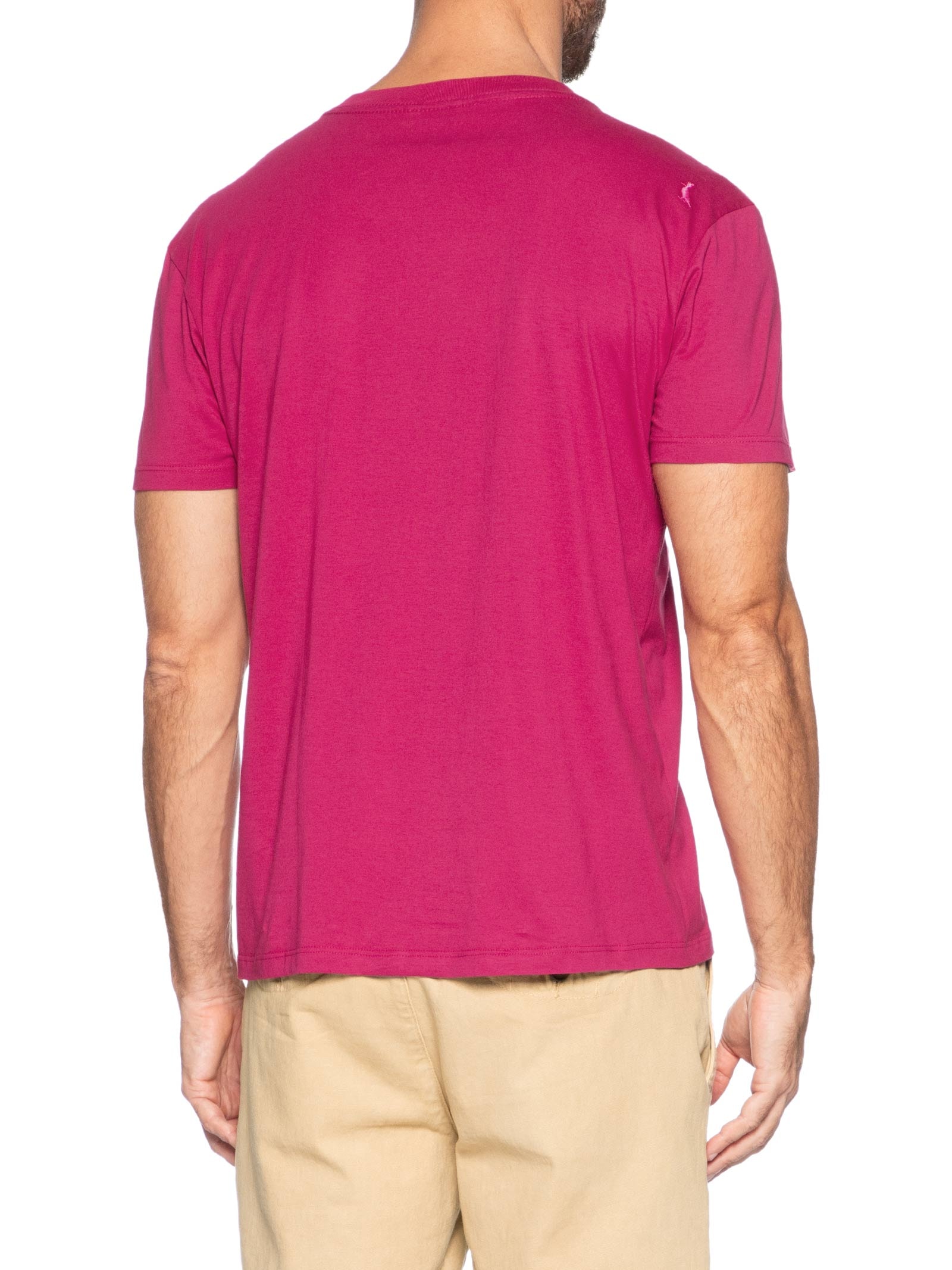 Camiseta Masculina Pima Cores Co Rosa Reserva