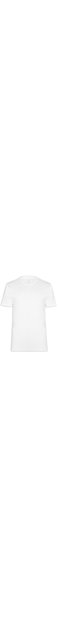 Camiseta Masculina Pima Manga Curta - Branco