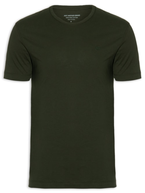 Camiseta Masculina Pima Peruano – Verde