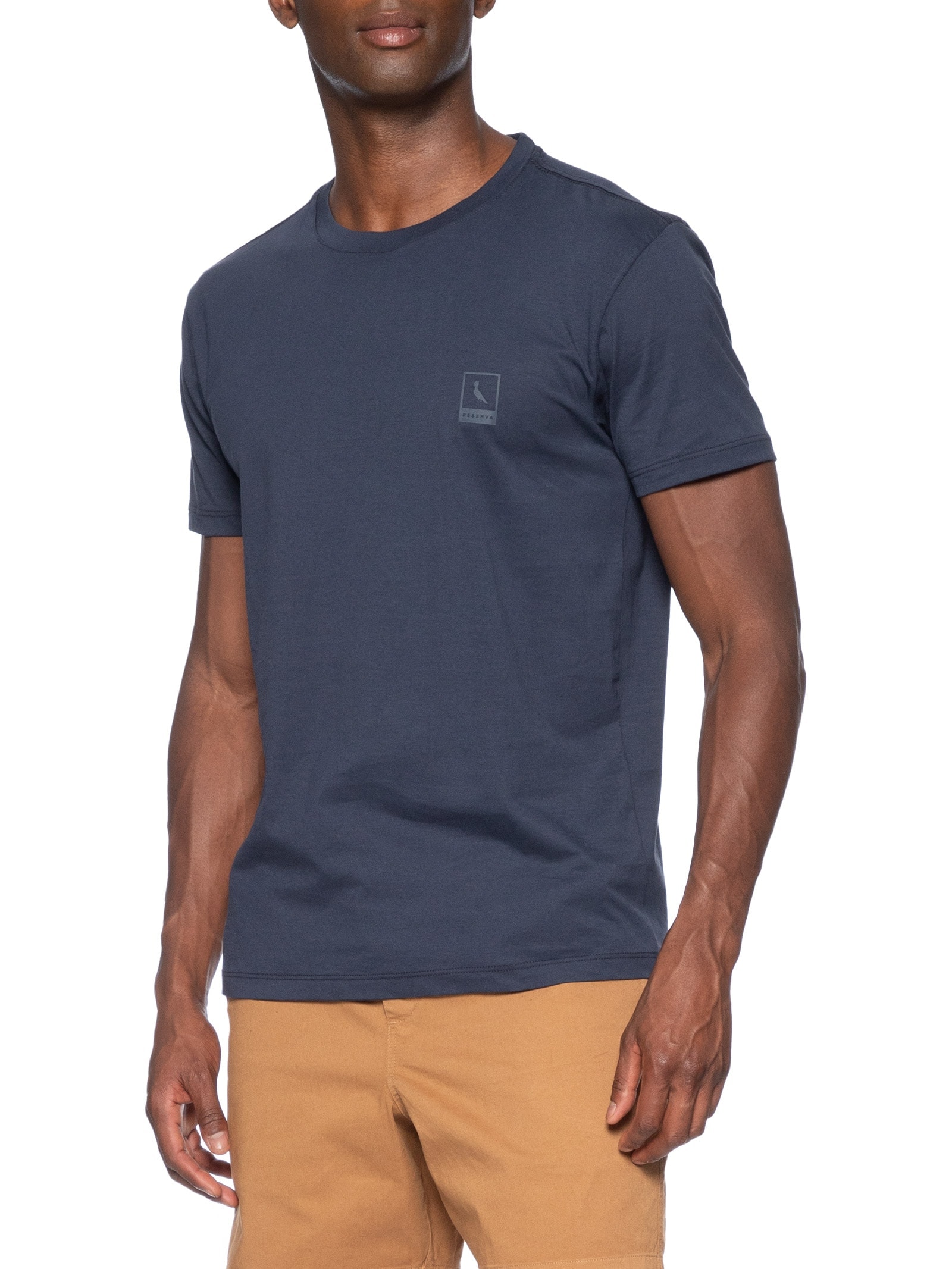 Camiseta Masculina Pima Pica Pau Polaroid Azul Reserva