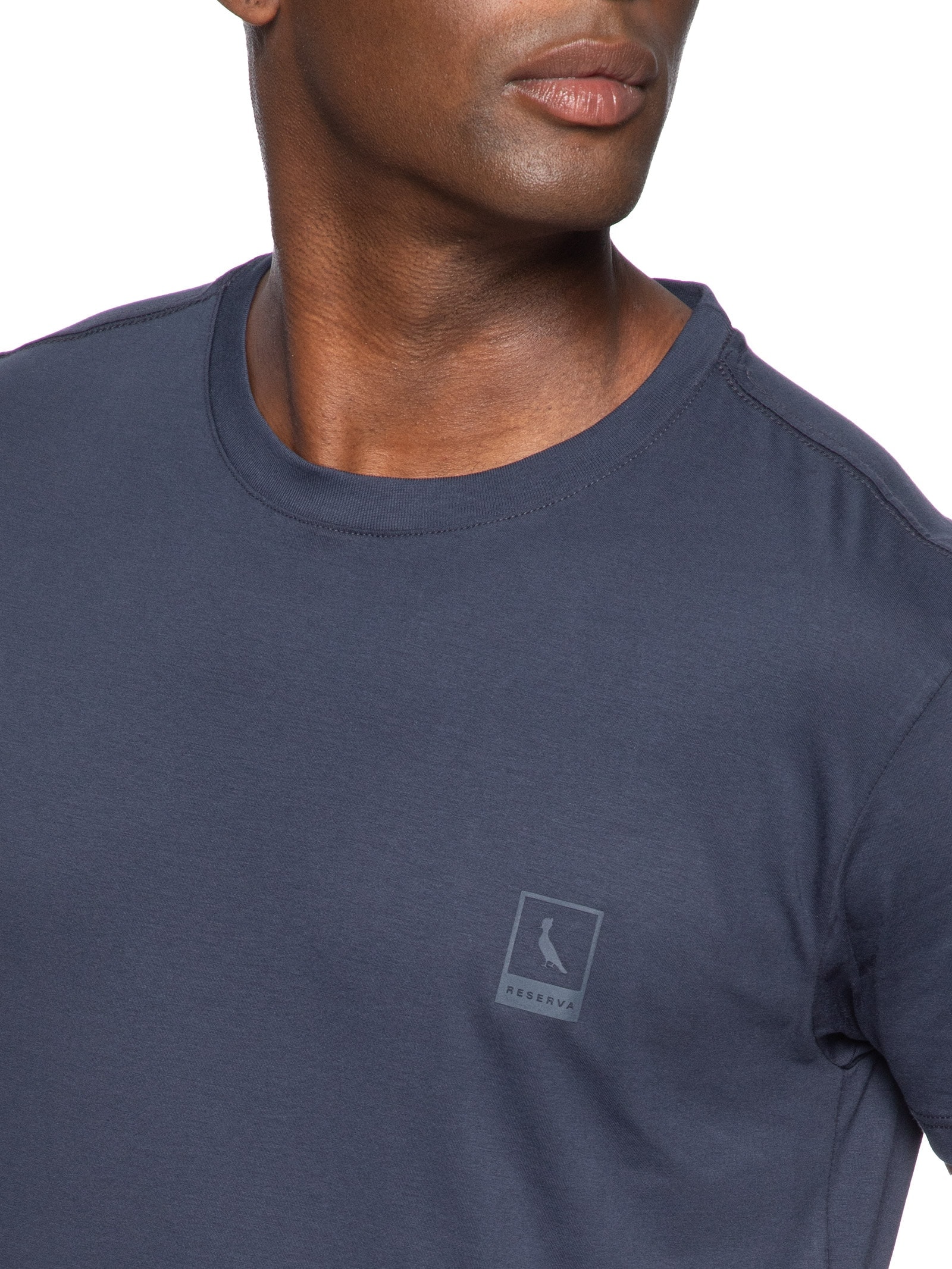 Camiseta Masculina Pima Pica Pau Polaroid Azul Reserva