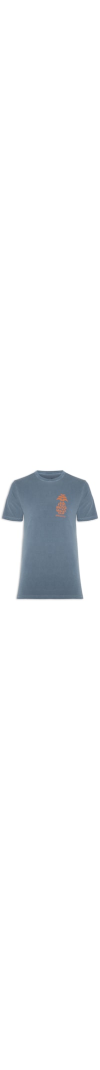 Camiseta Masculina Pina Print - Azul