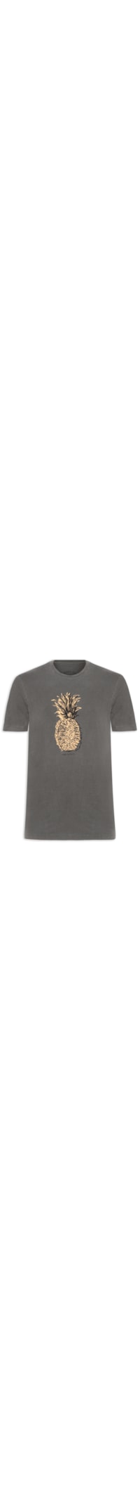 Camiseta Masculina Pineapple - Cinza