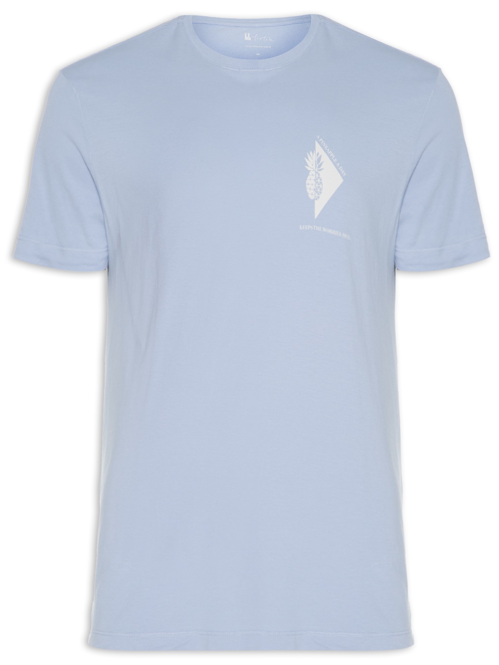 Camiseta Masculina Pinneaple Azul Foxton