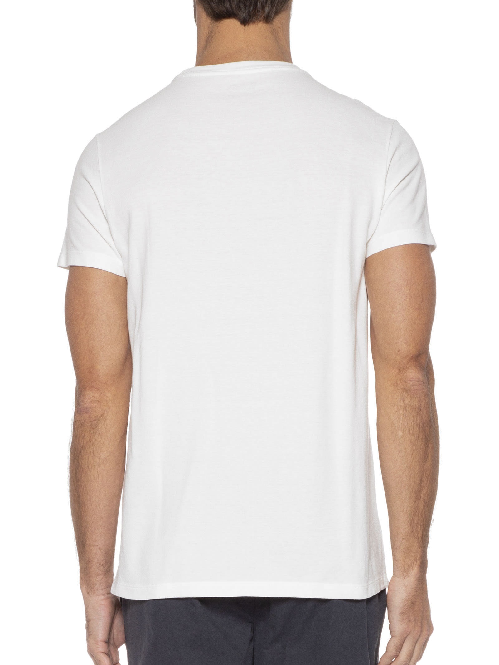 Camiseta Masculina Piquet Logo Branco Foxton
