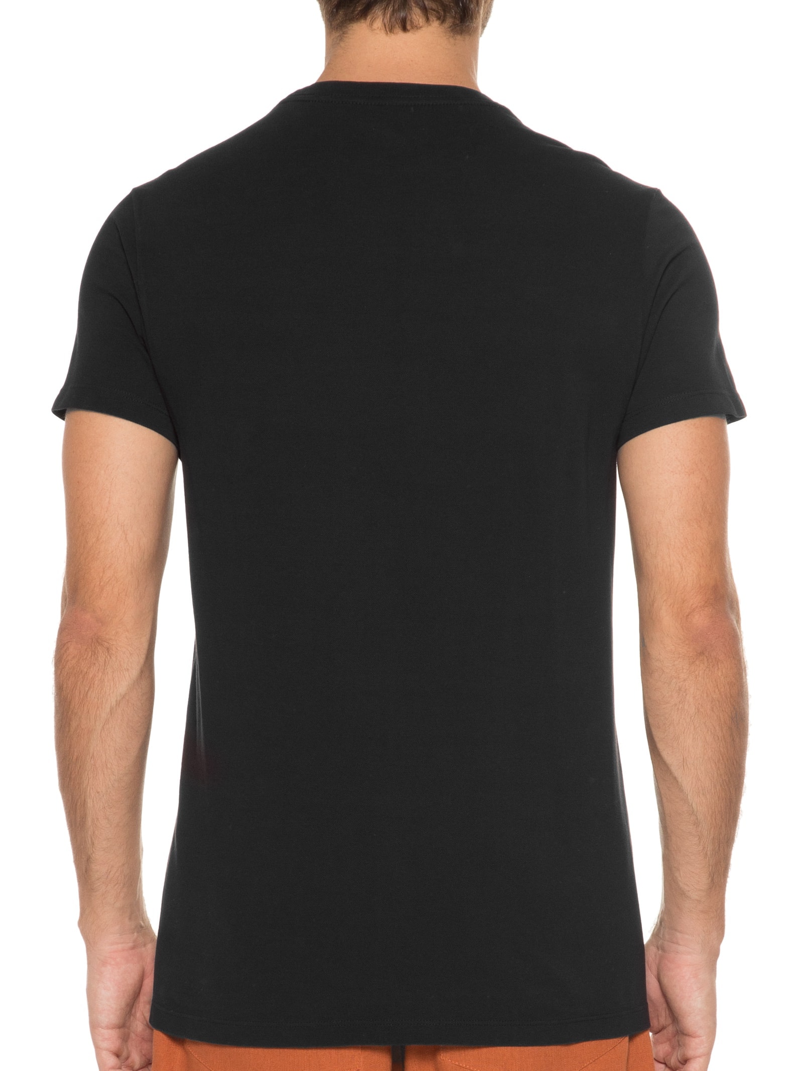 Camiseta Masculina Piquet Logo Preto Foxton