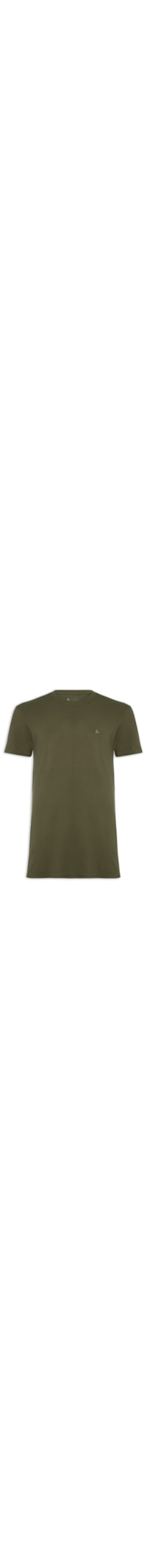 Camiseta Masculina Piquet Logo - Verde