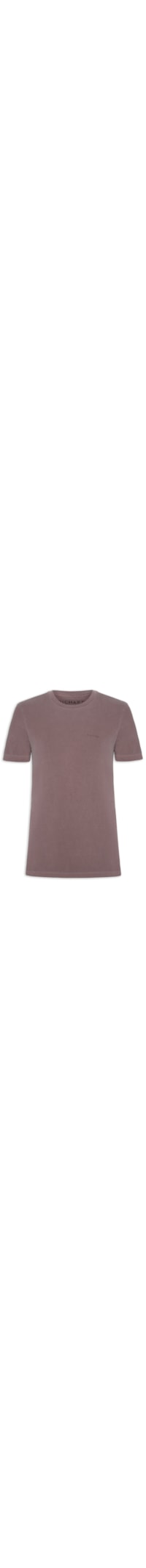 Camiseta Masculina Piquet Washed - Vinho