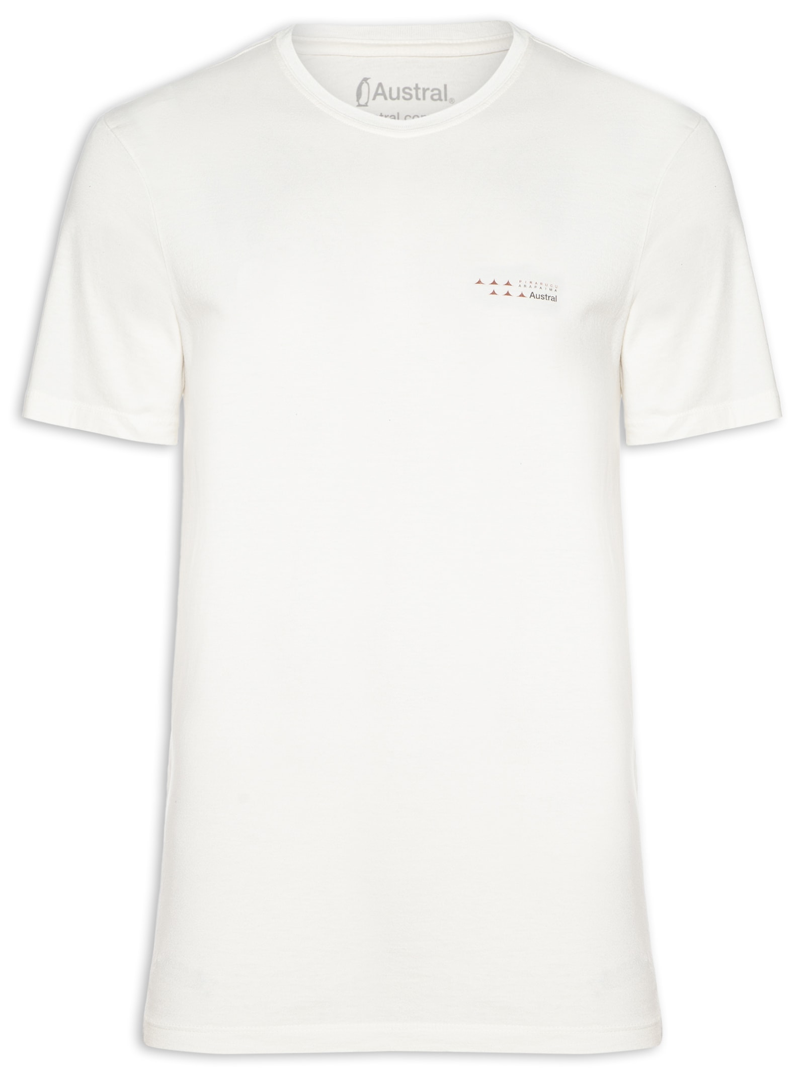 Camiseta Masculina Pirarucu Branco Austral