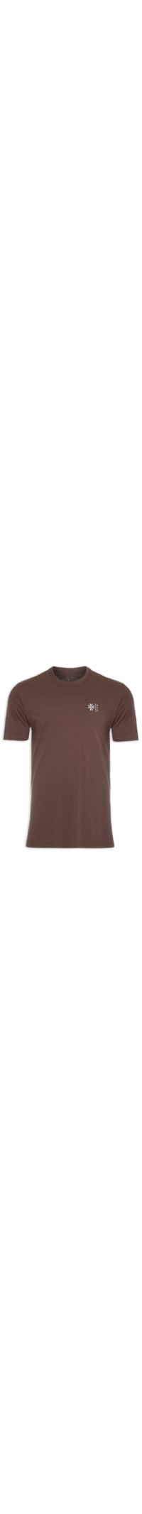 Camiseta Masculina Plano Secante - Prmss | Art - Marrom