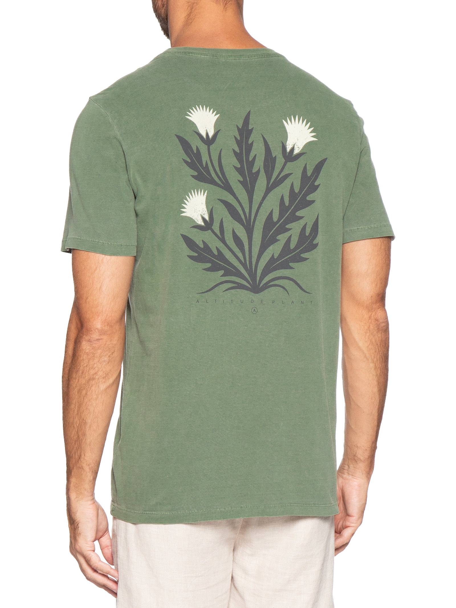 Camiseta Masculina Plant II Verde Austral