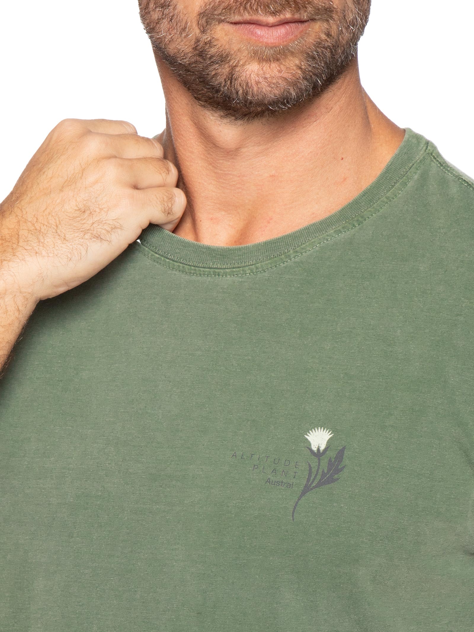 Camiseta Masculina Plant II Verde Austral