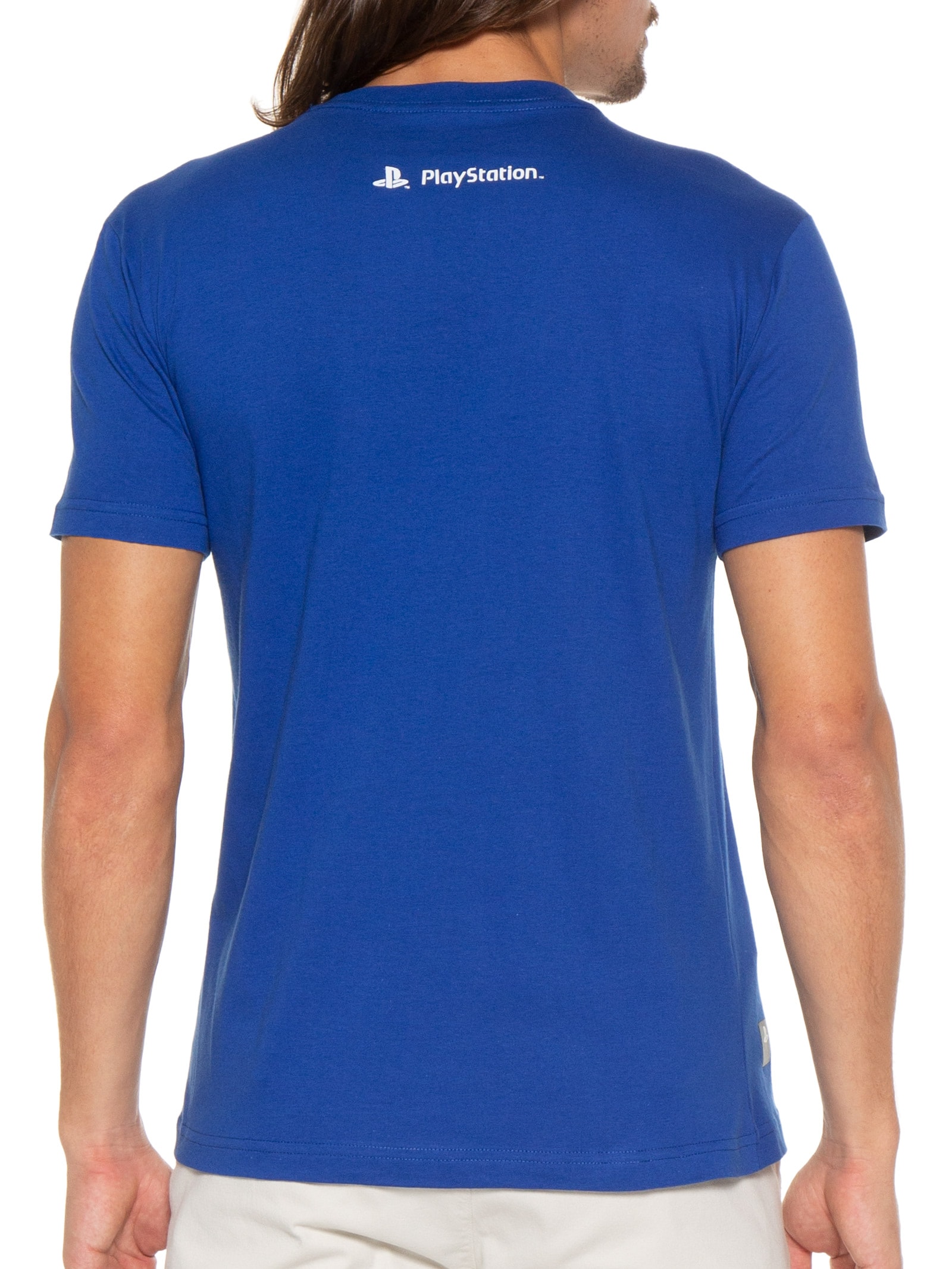 Camiseta Masculina Playstation Herança Ps One Azul Hype Gamer