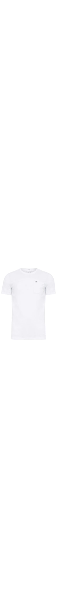 Camiseta Masculina Pocket Basic - Branco