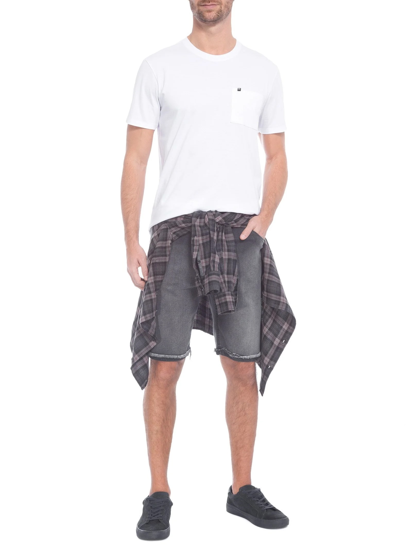 Camiseta Masculina Pocket Basic Branco John John