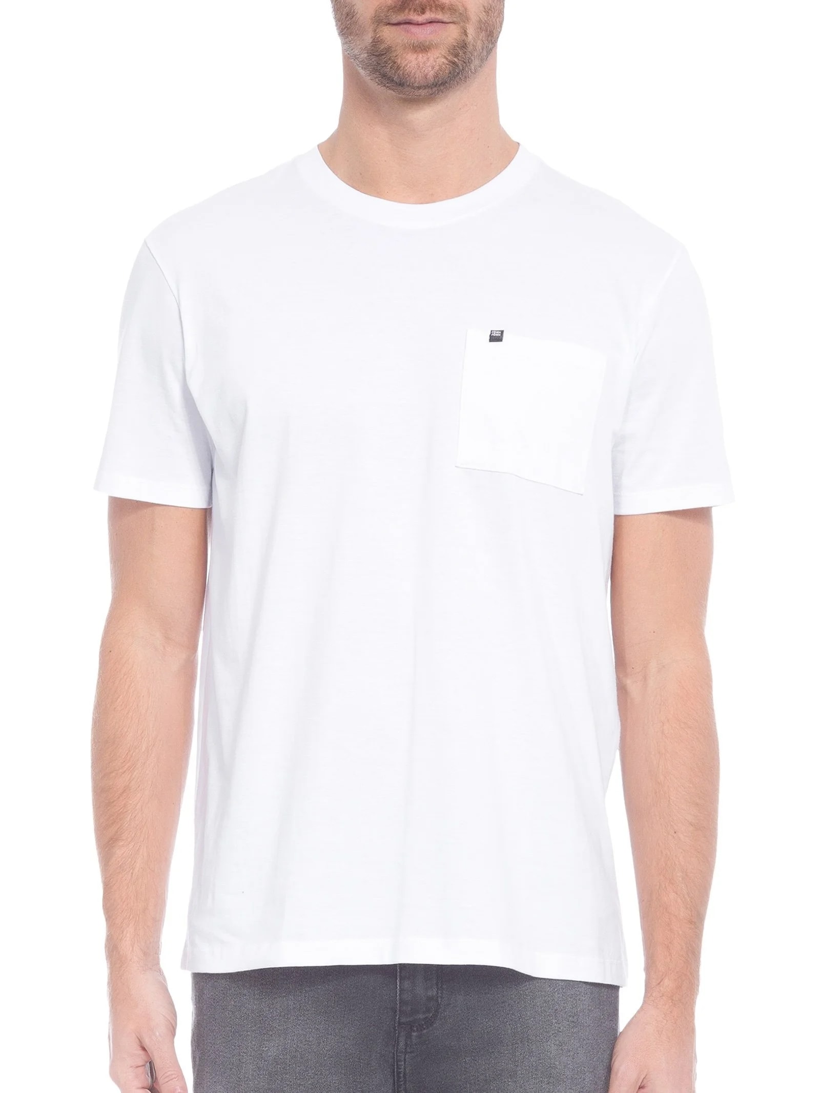 Camiseta Masculina Pocket Basic Branco John John
