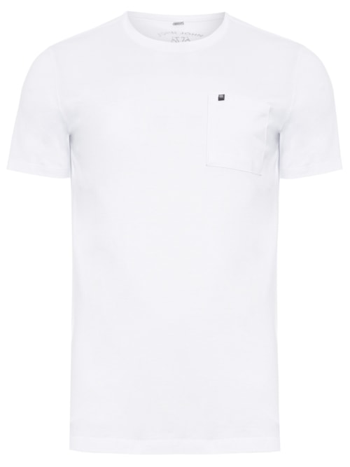 Camiseta Masculina Pocket Basic - Branco
