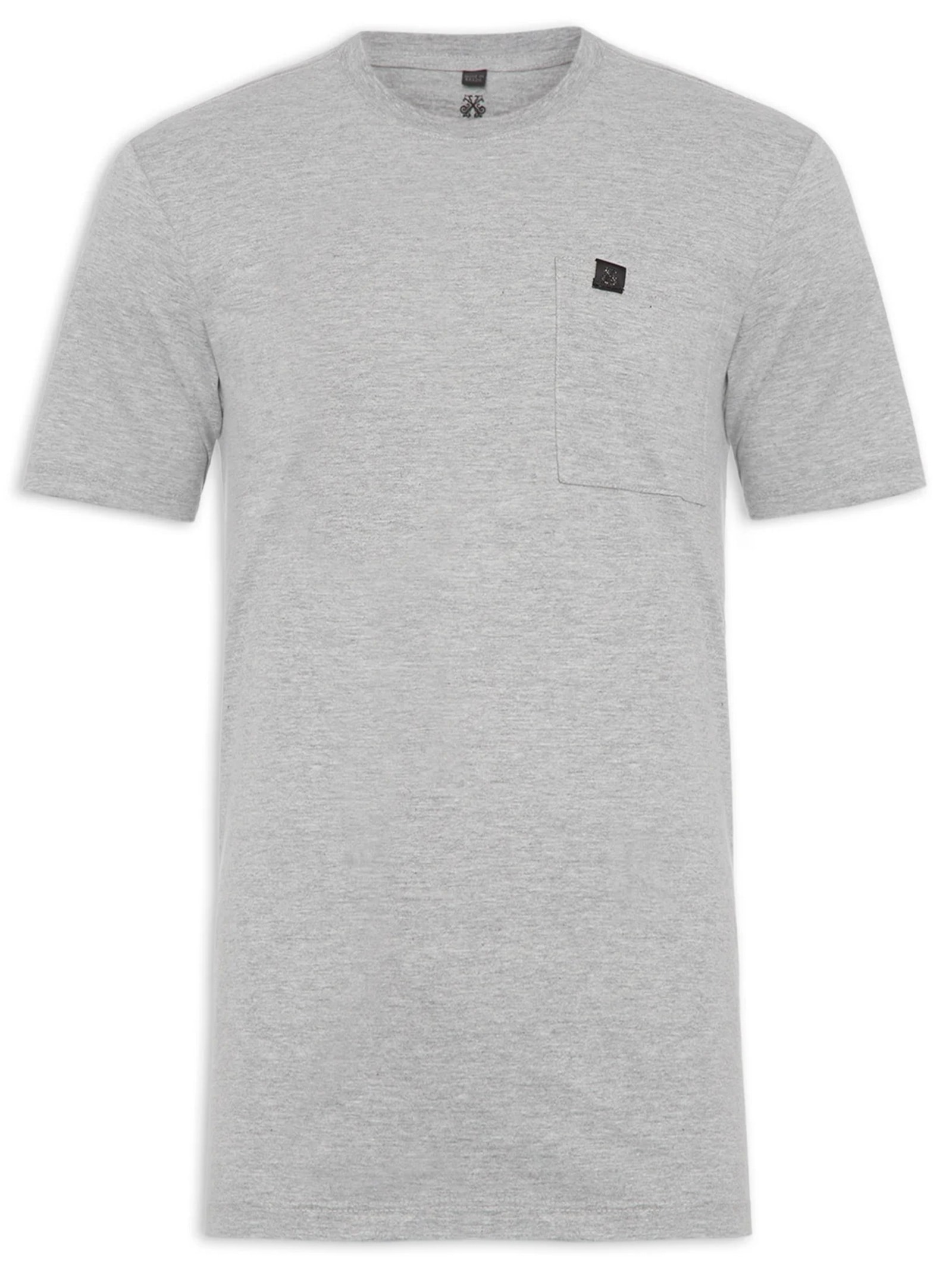 Camiseta Masculina Pocket Basic Cinza John John