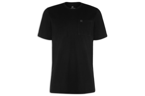Camiseta Masculina Pocket Basic - Preto