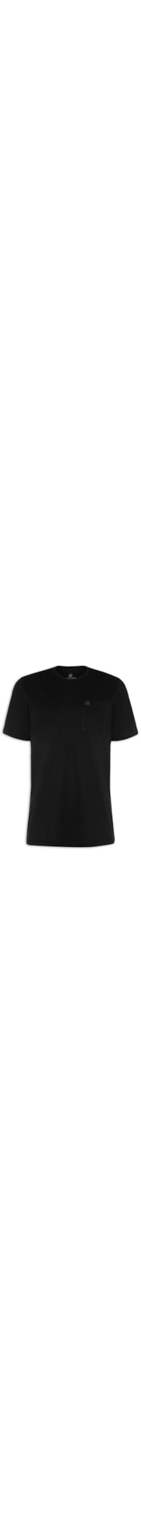 Camiseta Masculina Pocket Basic - Preto