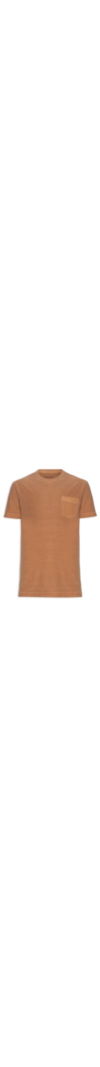 Camiseta Masculina Pocket Colors Masculina - Marrom
