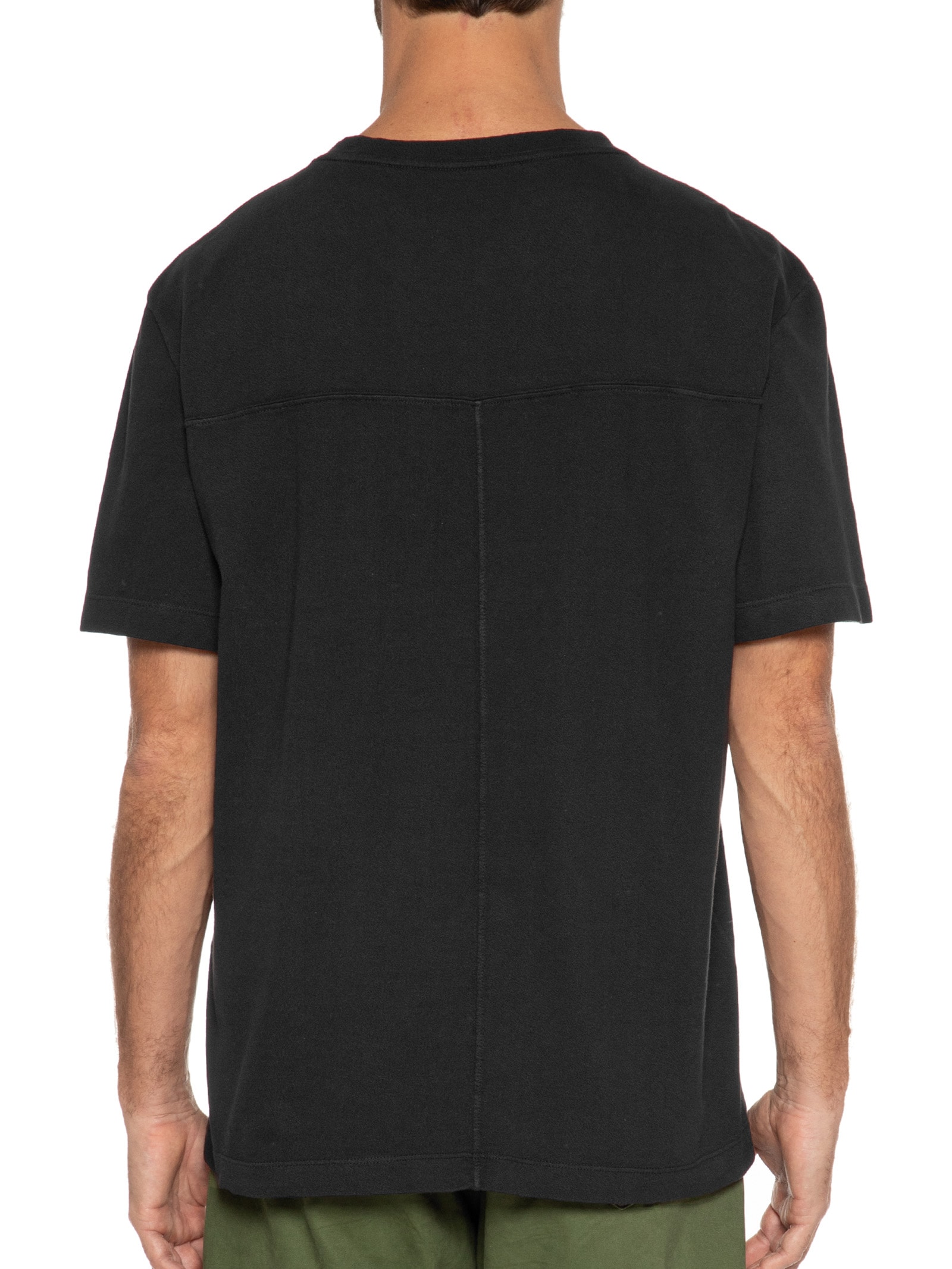 Camiseta Masculina Pocket Crepe Preto Osklen