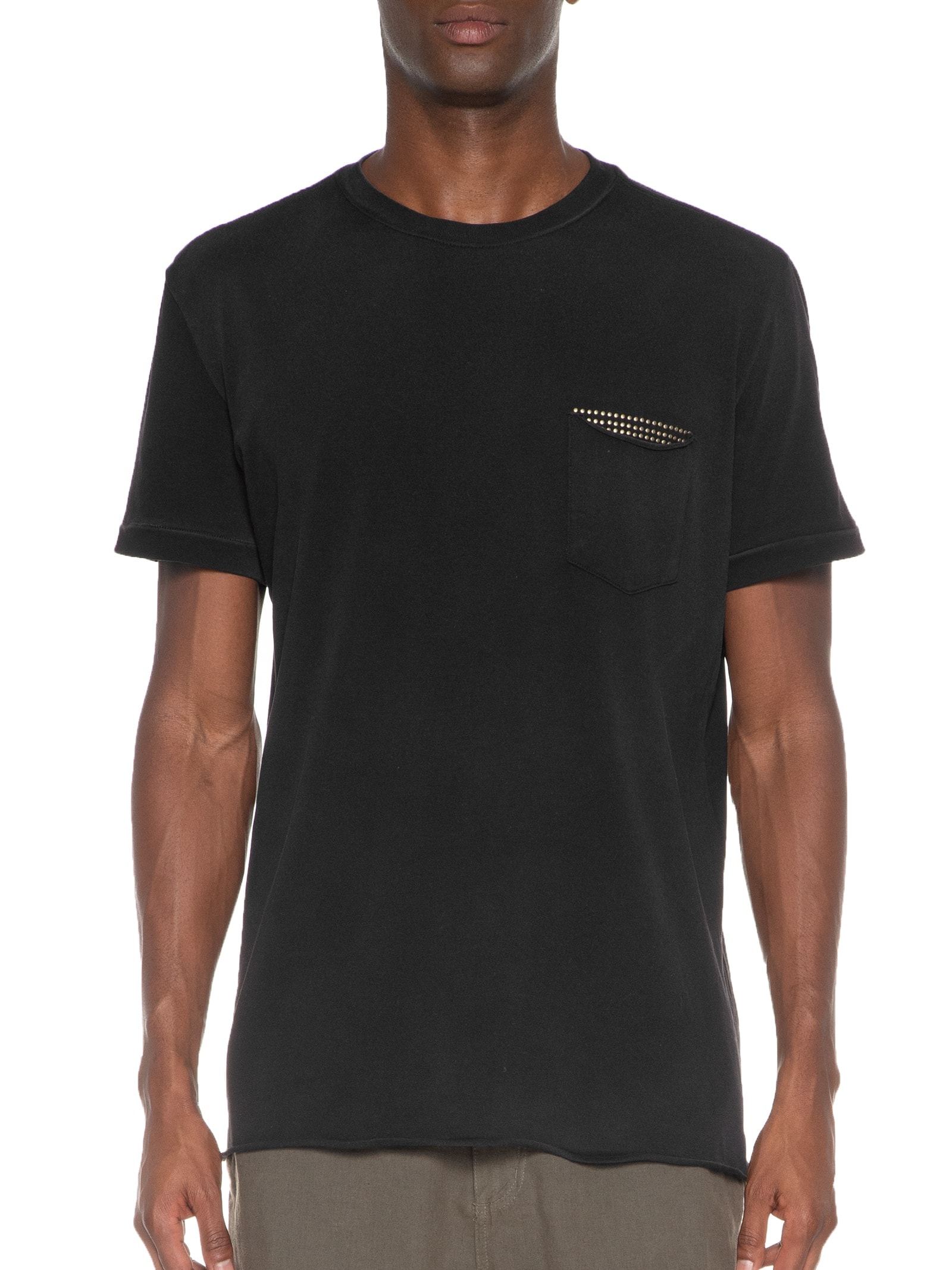 Camiseta Masculina Pocket Design Preto Osklen
