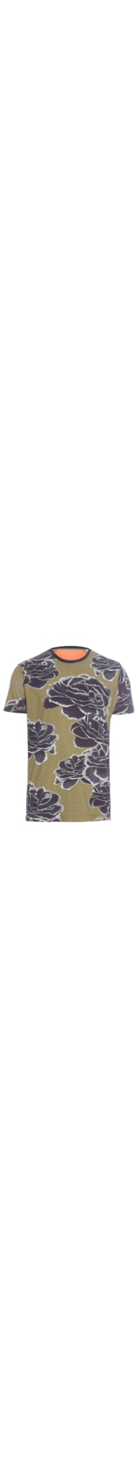 Camiseta Masculina Pocket Ink Rose - Verde