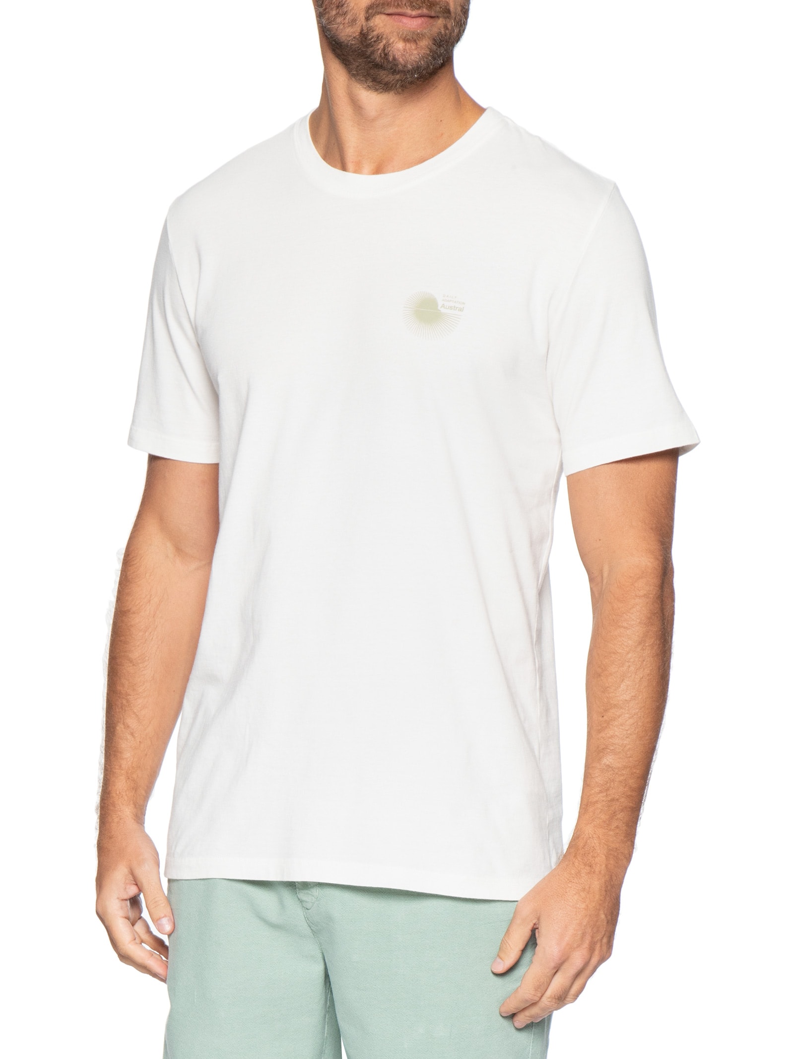 Camiseta Masculina Porco Espinho Branco Austral