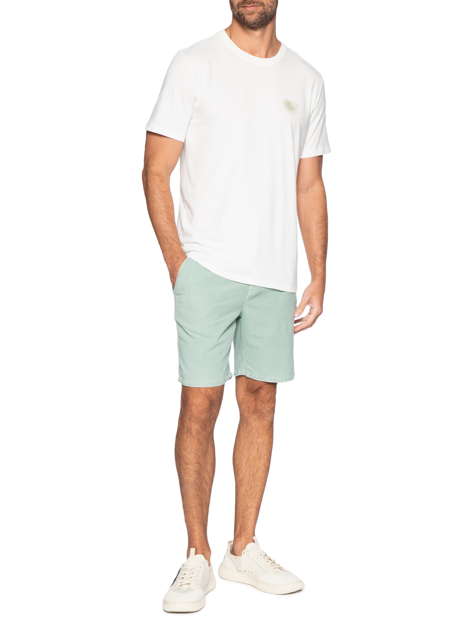 Camiseta Masculina Porco Espinho Branco Austral