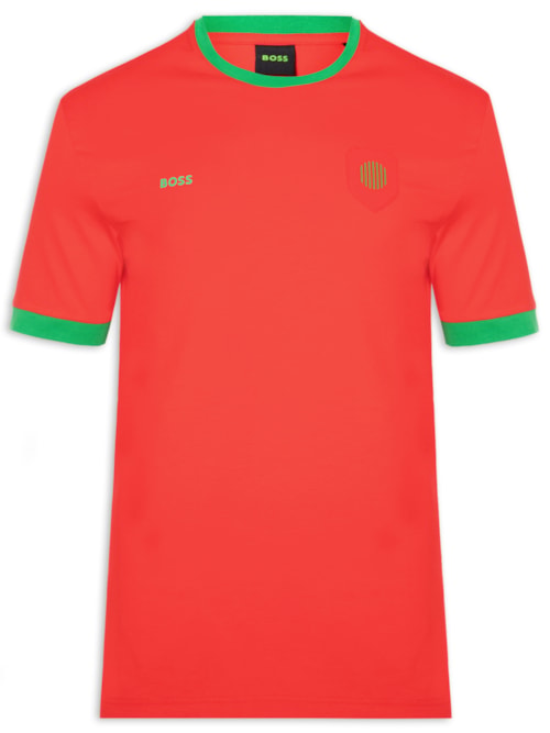 Camiseta Masculina Portugal Copa Lux Tee – Vermelho