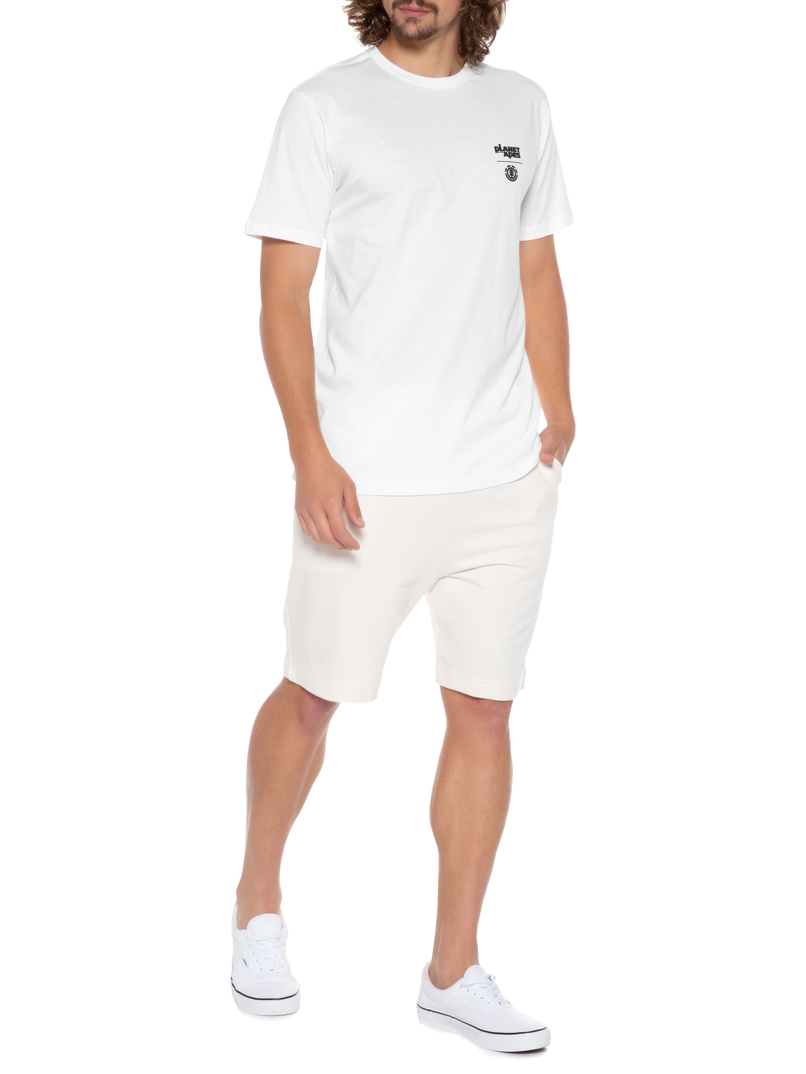 Camiseta Masculina Pota X Victory Branco Element