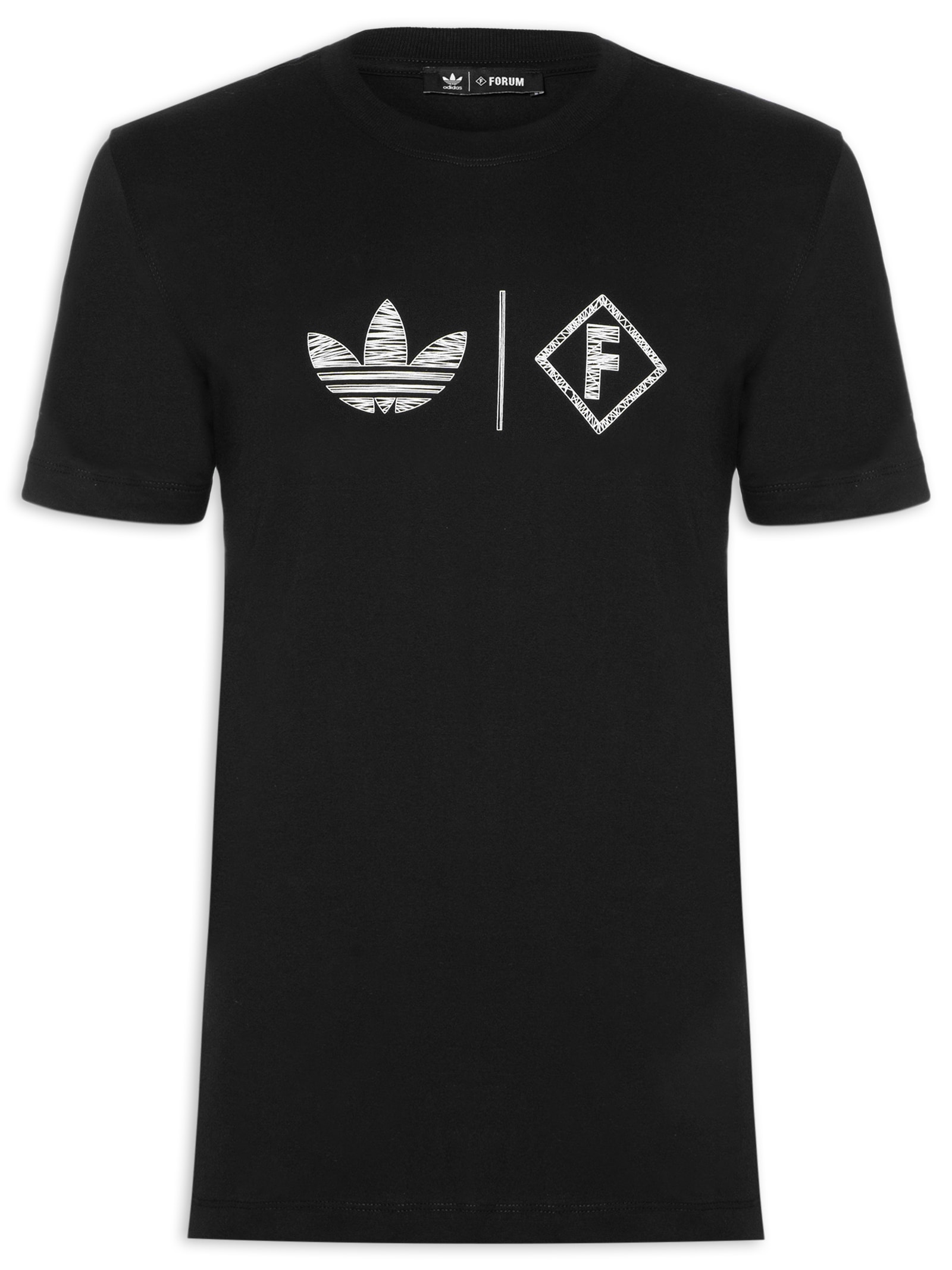Camiseta Masculina - Adidas X Forum - Preto