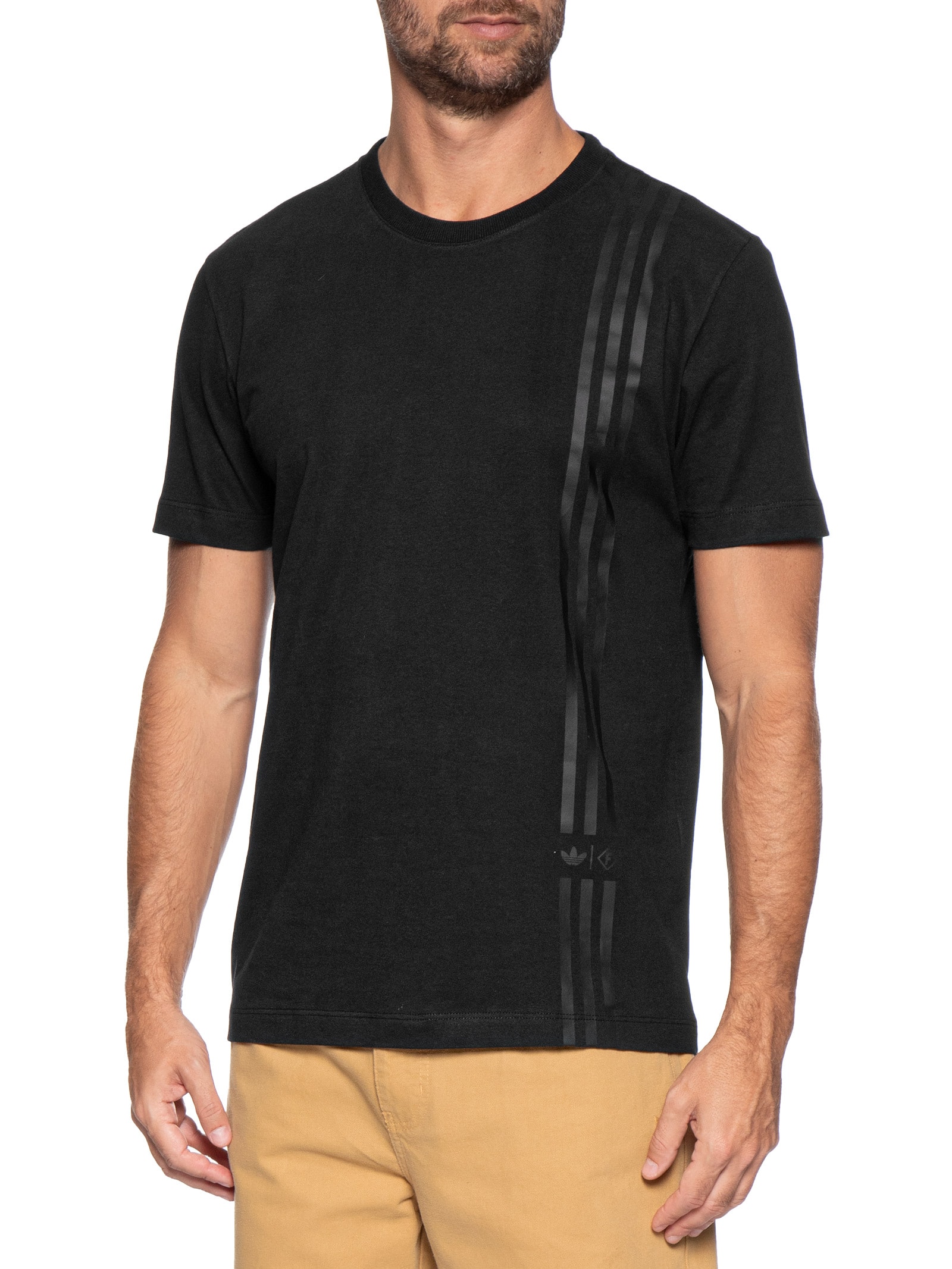 Camiseta Masculina Preto Forum + Adidas