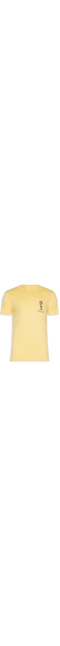 Camiseta Masculina Previsão - Amarelo