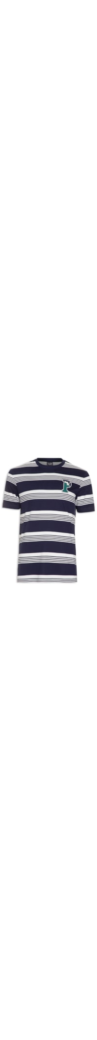 Camiseta Masculina Puma Squad Stripe Aop - Azul
