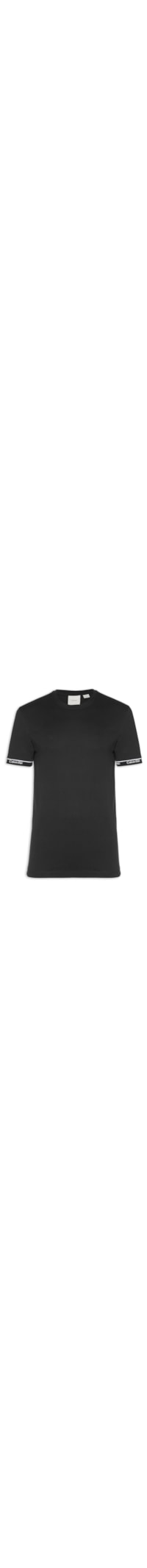 Camiseta Masculina Punho Logo - Preto