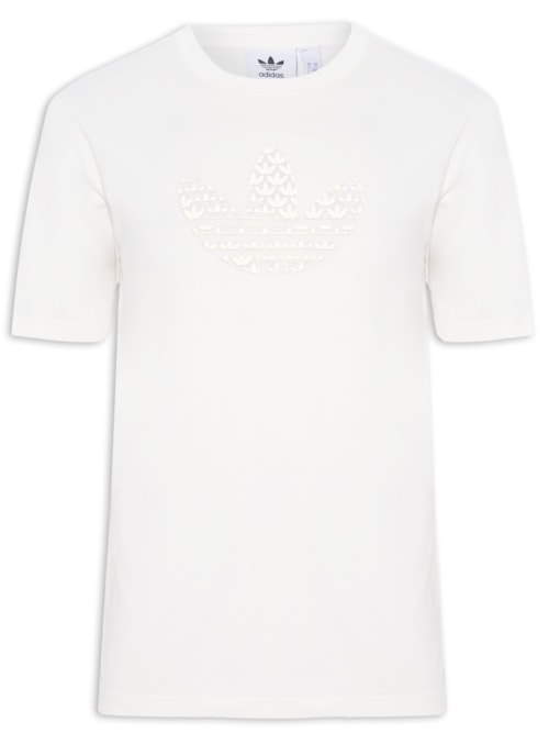 Camiseta Masculina Q12 Monogram T – Branco