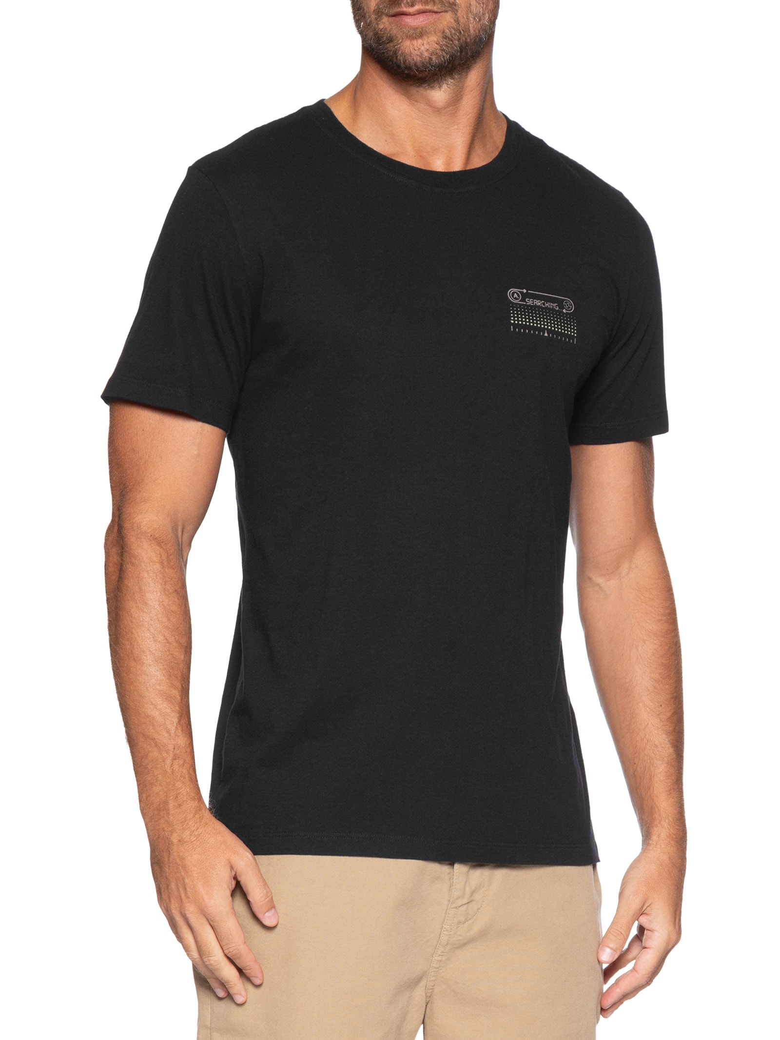 Camiseta Masculina Radio Preto Austral