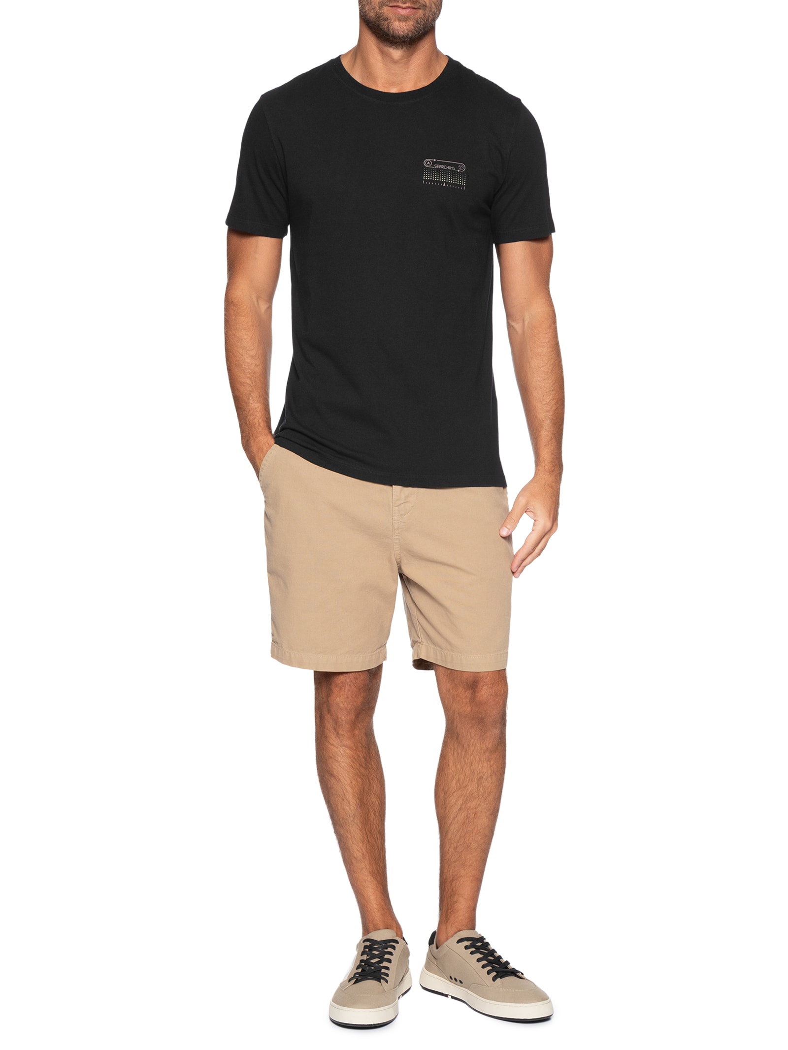 Camiseta Masculina Radio Preto Austral