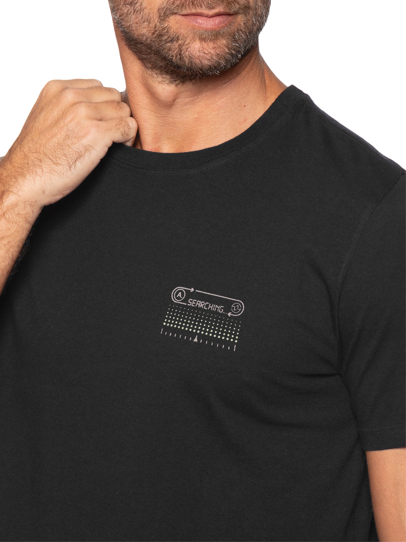 Camiseta Masculina Radio Preto Austral