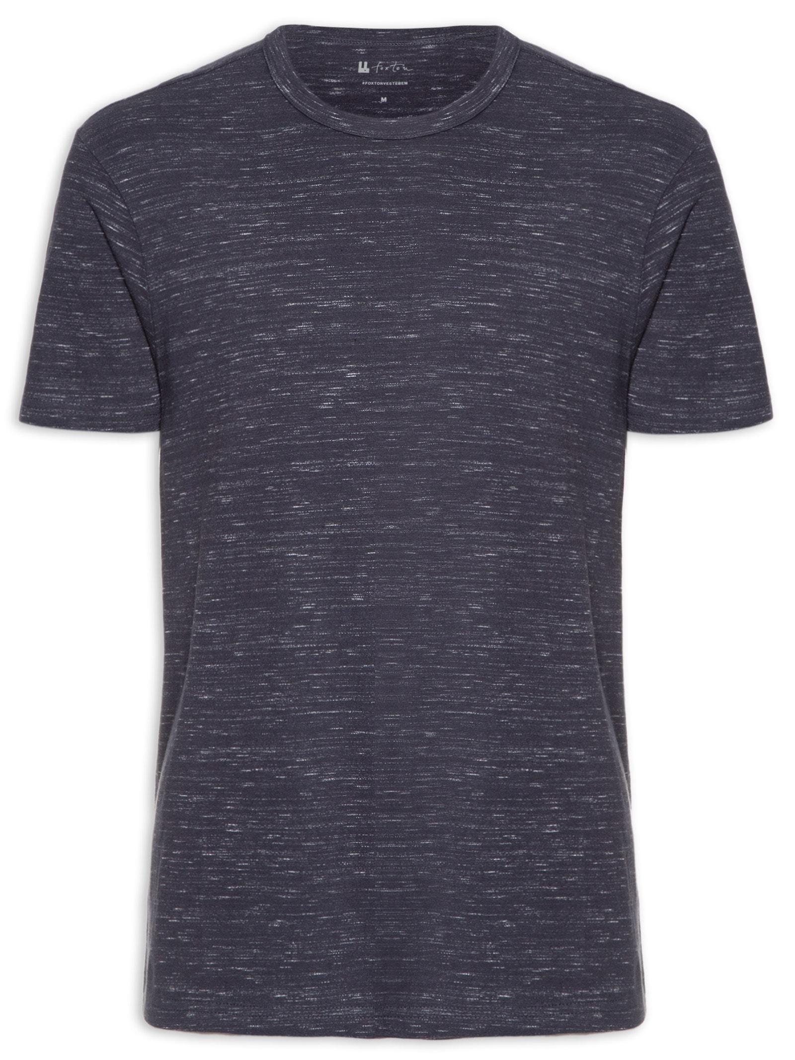 Camiseta Masculina Rajada Urban Azul Foxton